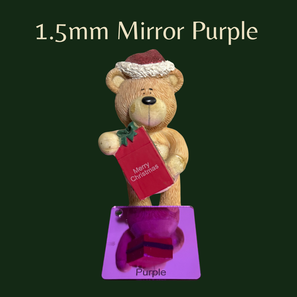 Mirror Acrylic Sheet Normal Cut to Size Set A4/A3/400x600mm/600x900mm