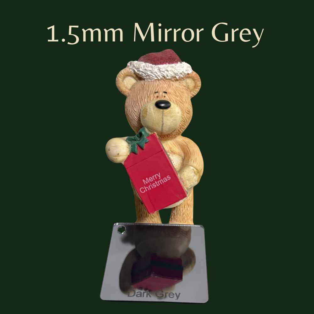 Mirror Acrylic Sheet Normal Cut to Size Set A4/A3/400x600mm/600x900mm