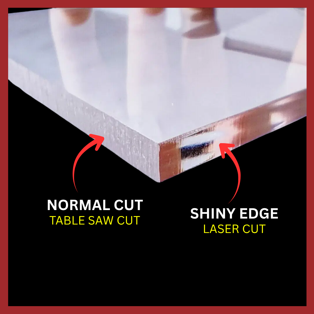 [Casting] Clear Acrylic Sheet A4/A3 Size -Normal Cut